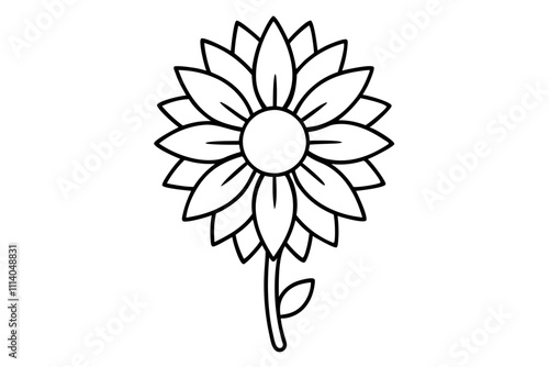 Black vector icon isolated on white background