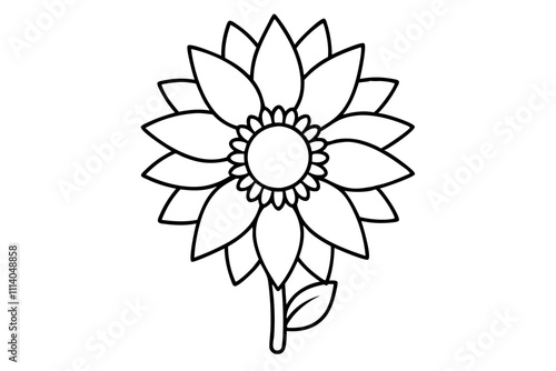 Black vector icon isolated on white background