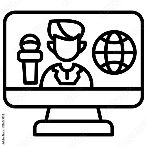 News Reporter Icon