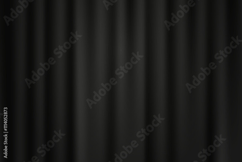 black luxury curtains