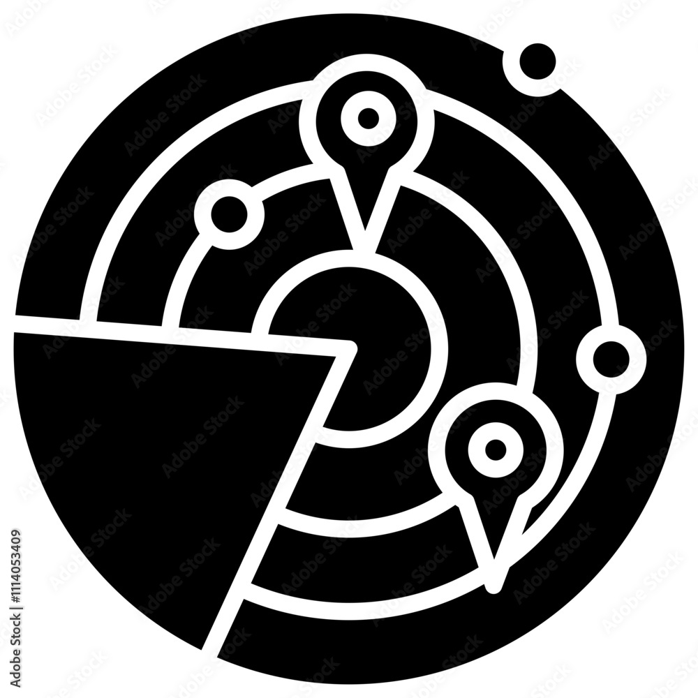 Fototapeta premium Coverage Icon