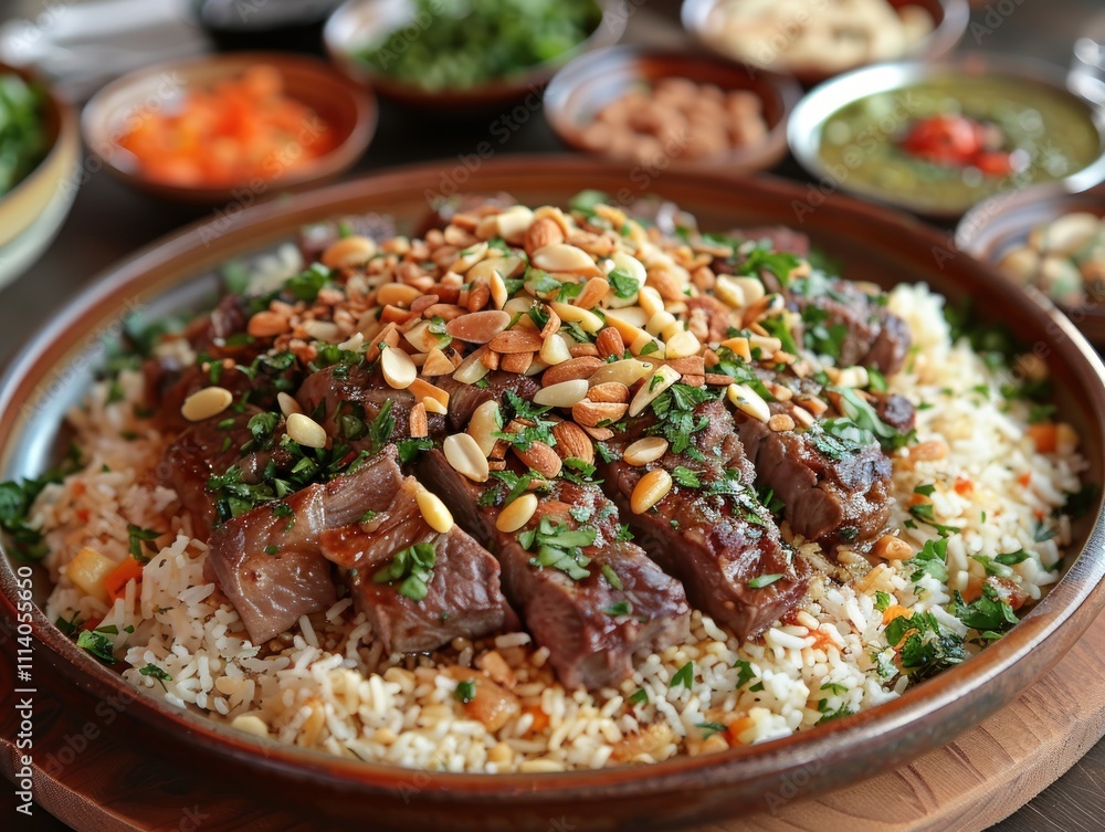 Delicious Middle Eastern Rice Dish Delicious Middle Eastern Rice Dish