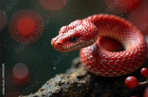 snake as a symbol of chinese new year, chinese culture photo