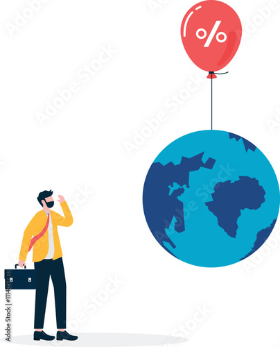 Global economic recession and high inflation. Financial crisis and stock market crash. policy to raise interest rates.

