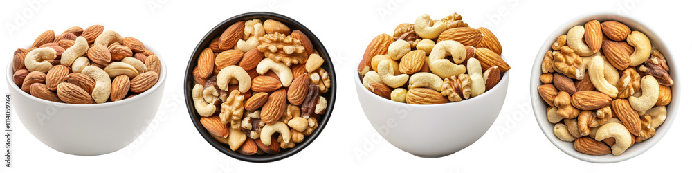 variety of mixed nuts including almonds, cashews, and walnuts displayed in bowls. Perfect for snacking or adding to dishes, these nuts offer healthy and delicious option variety of mixed nuts including almonds, cashews, and walnuts displayed in bowls. Perfect for snacking or adding to dishes, these nuts offer healthy and delicious option