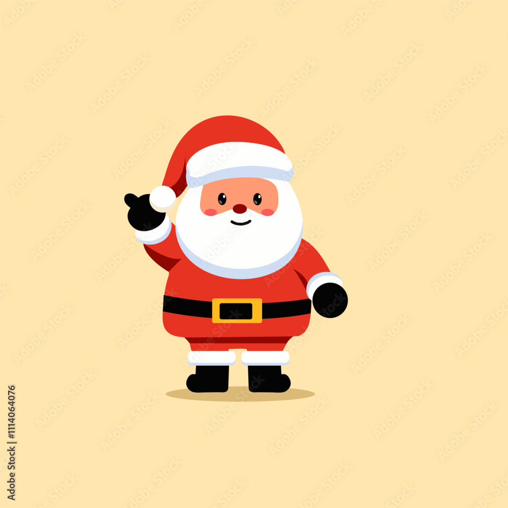 cute cartoon character santa claus in christmas vector design cute cartoon character santa claus in christmas vector design