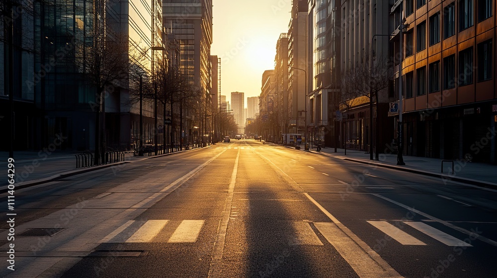 Milan's streets were deserted during the Corona Virus curfew. Milan's streets were deserted during the Corona Virus curfew.