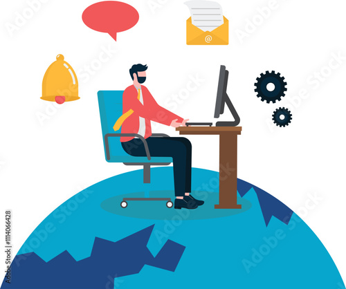 Work from anywhere around the world.

