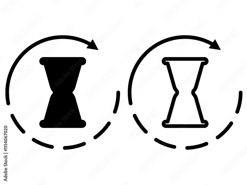 anti aging hourglass waiting slow time icon flat style pictogram for mobile app ui or ux, vector illustration logo symbol design sign, isolated on white editable anti aging hourglass waiting slow time icon flat style pictogram for mobile app ui or ux, vector illustration logo symbol design sign, isolated on white editable