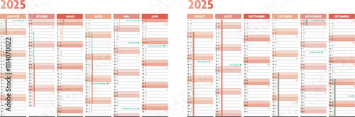 2025 calendar planification