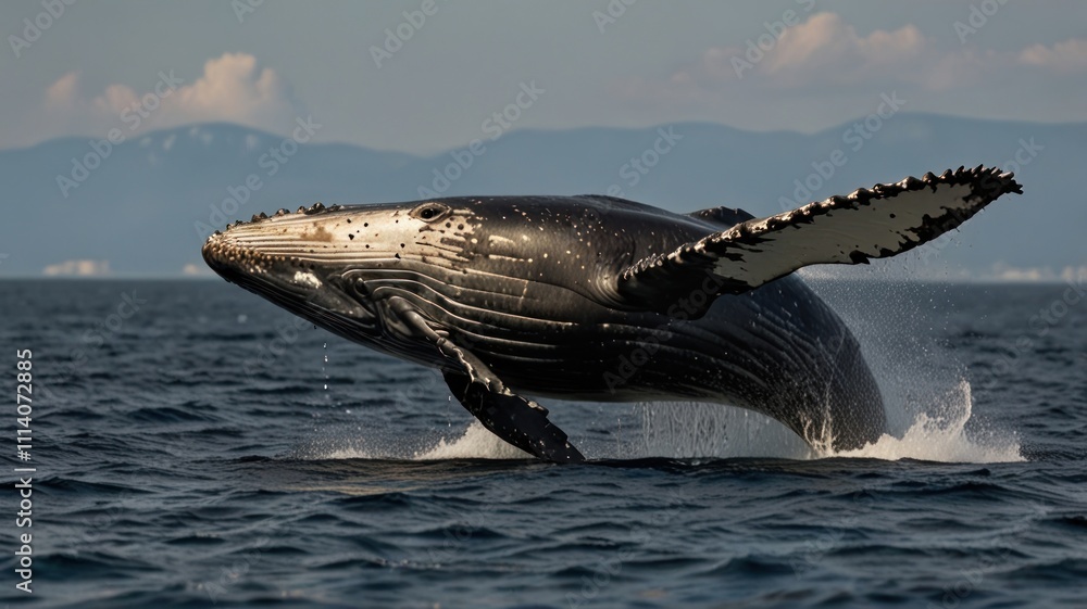 Fototapeta premium Whale's Leap