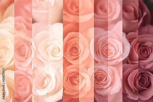 Romantic Gradient Blending from Soft Rose to Lavender photo