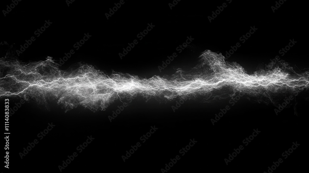PNG Dramatic lightning bolt on black PNG Dramatic lightning bolt on black