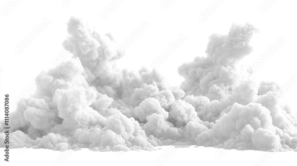 White Clouds Isolated on White or Transparent PNG White Clouds Isolated on White or Transparent PNG