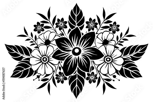 Simple illustration of flower vector