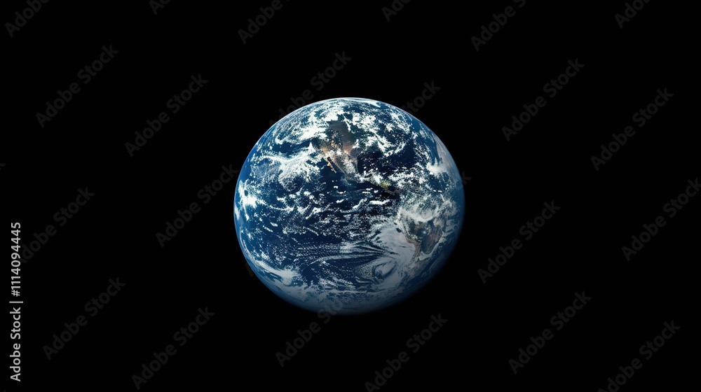 Naklejka premium earth in space