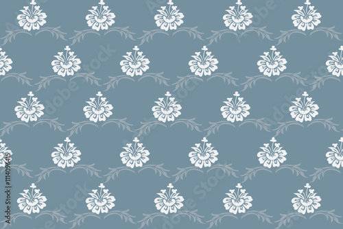 Damask patterns feature intricate, symmetrical motifs inspired by floral or ornamental designs. Often elegant and timeless, they are ideal for clothing, rugs, and home decor.