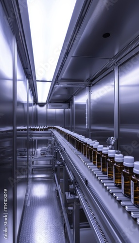 Automated Pharmaceutical Conveyor System in a Modern Sterile Plant for Medication Safety