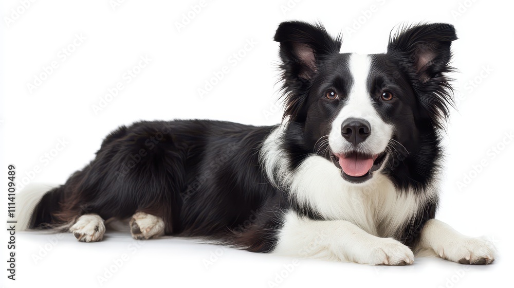 Obraz premium Border collie dog mammal animal.