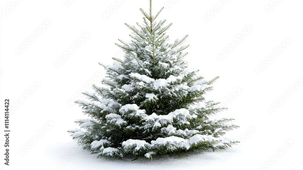 A christmas tree white background illuminated celebration. A christmas tree white background illuminated celebration.