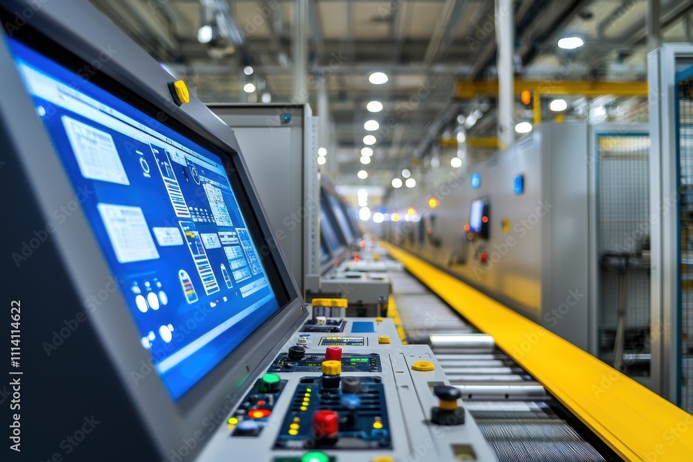 Engineers Managing Conveyor Systems in a High-Tech Manufacturing Plant for Process Optimization Engineers Managing Conveyor Systems in a High-Tech Manufacturing Plant for Process Optimization
