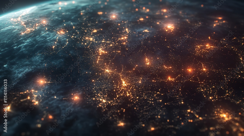 World Wide Web Concept Network Technology with Low-Poly Background World Wide Web Concept Network Technology with Low-Poly Background
