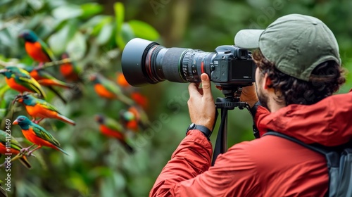 Bird Photography in a Lush Tropical Forest