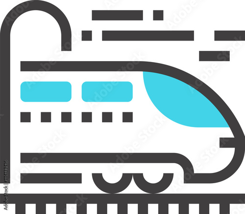 railroad trip icon