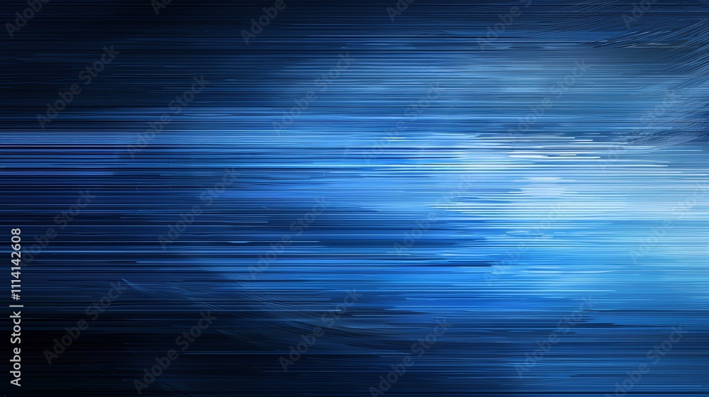Abstract Blue Horizontal Lines Digital Painting Abstract Blue Horizontal Lines Digital Painting