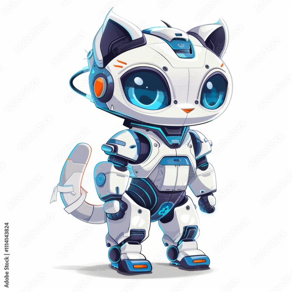 Cartoon leopard robots. T-Shirt, Sticker. Funny cyborg. Cartoon leopard robots. T-Shirt, Sticker. Funny cyborg.