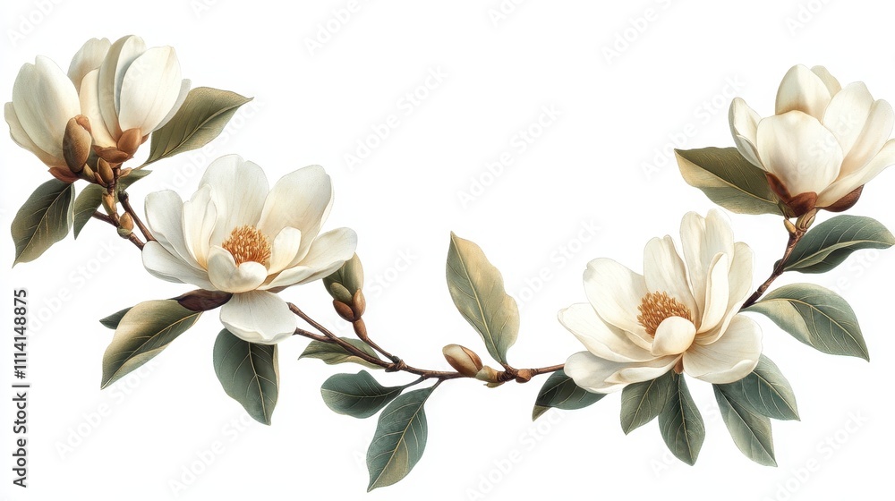 PNG Magnolia cercle border blossom flower wreath. PNG Magnolia cercle border blossom flower wreath.