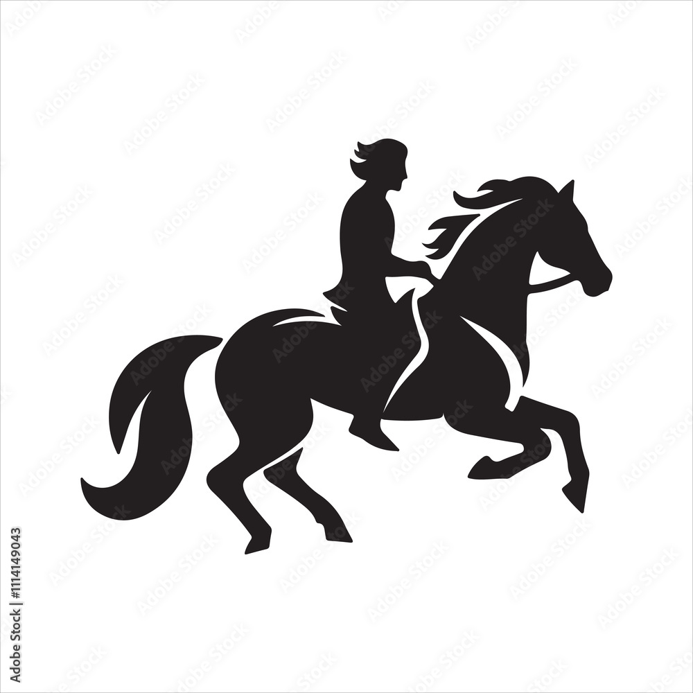 silhouette of a horse silhouette of a horse