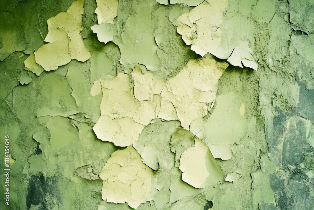 Peeling paint on a textured wall creating an abstract pattern Peeling paint on a textured wall creating an abstract pattern