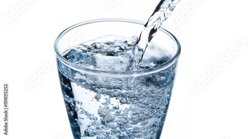 Wallpaper Mural glass of water isolated on a white background Torontodigital.ca