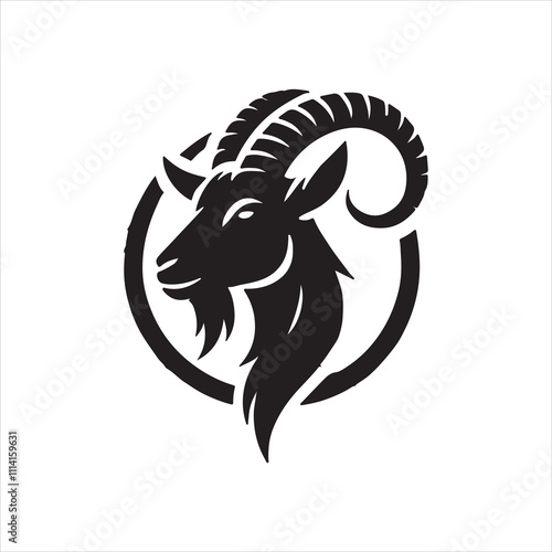 illustration of a goat