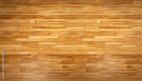 A maple basketball court floor viewed from a top perspective, ideal for sports-themed designs.