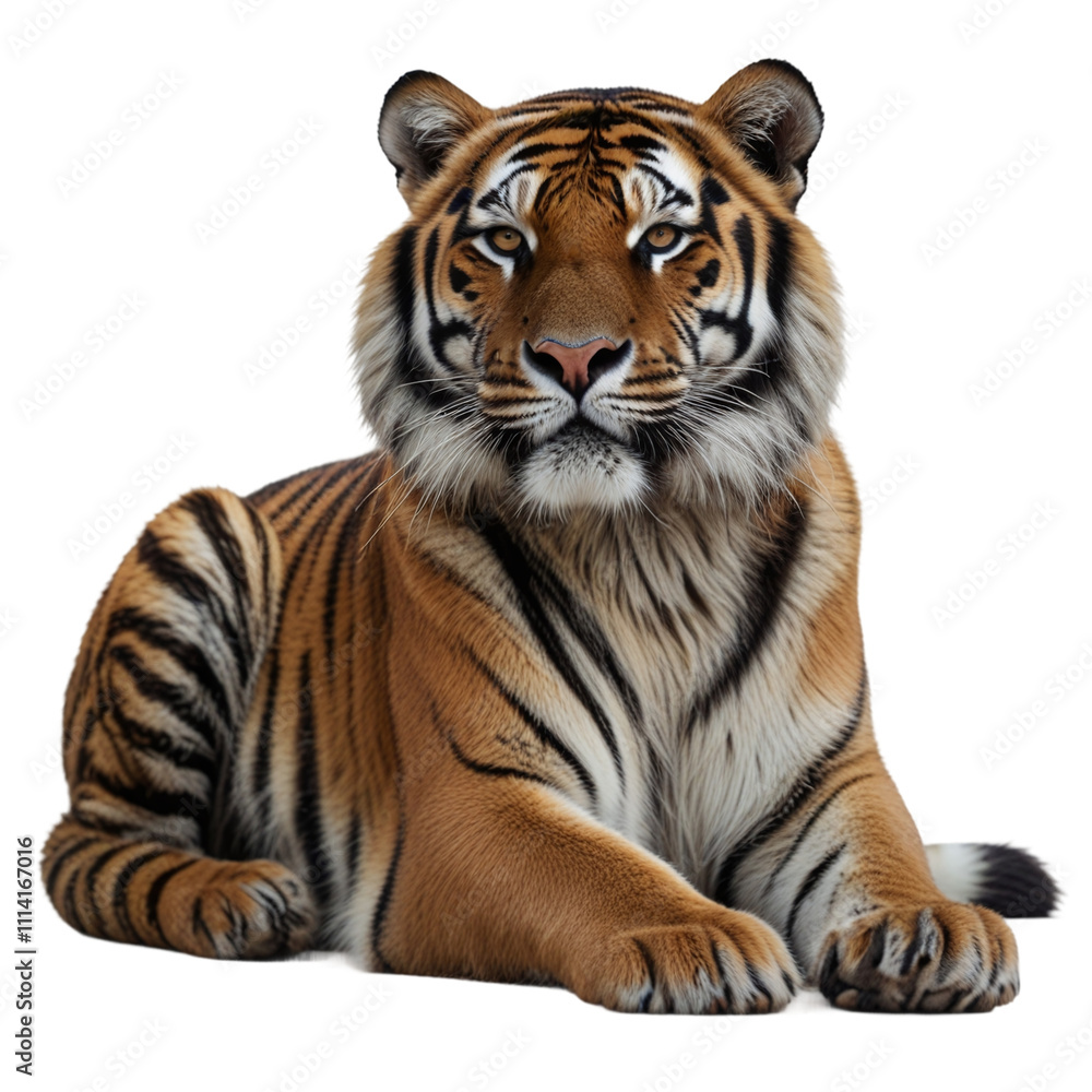 Tiger isolated on transparent background Tiger isolated on transparent background