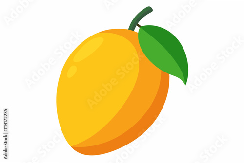 orange fruit isolated on white