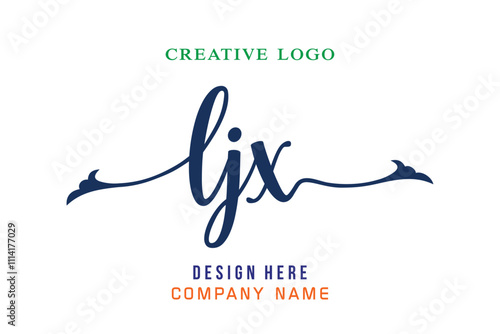 LJX  lettering logo is simple, easy to understand and authoritative
