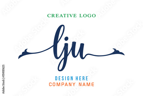 LJU  lettering logo is simple, easy to understand and authoritative