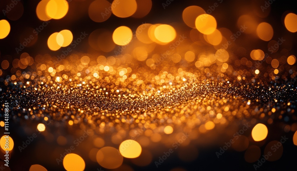 A gold background with a lot of glitter A gold background with a lot of glitter