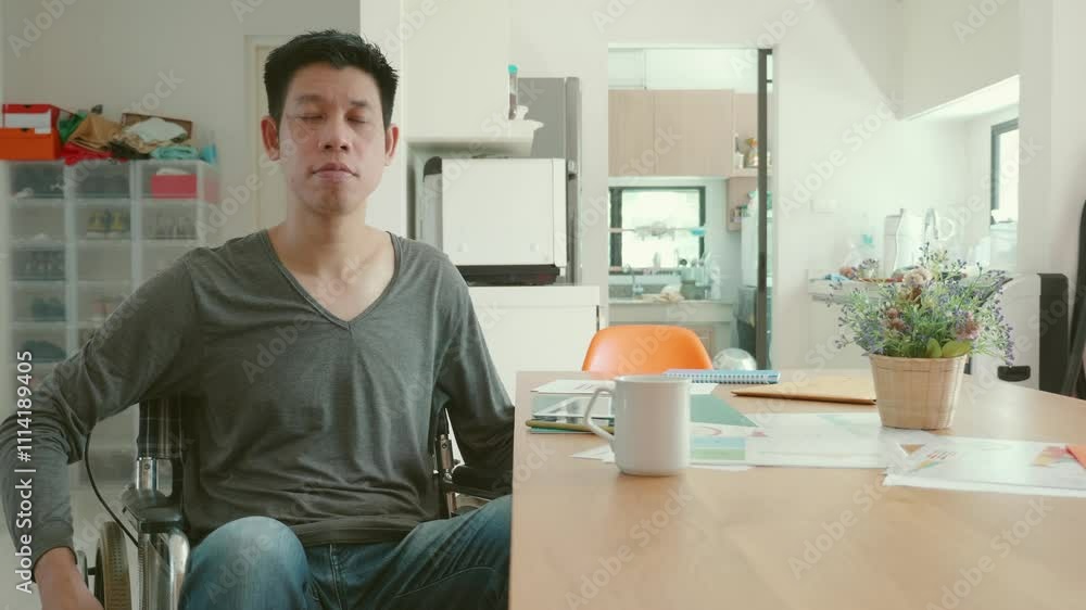 A relaxed individual seated in a modern home office, surrounded by light colors and a cozy atmosphere, capturing a moment of focus and creativity. A relaxed individual seated in a modern home office, surrounded by light colors and a cozy atmosphere, capturing a moment of focus and creativity.