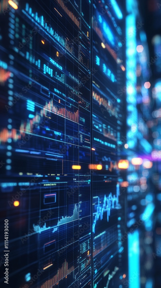 Dynamic trading environment featuring stock market data visualizations and analysis tools Dynamic trading environment featuring stock market data visualizations and analysis tools