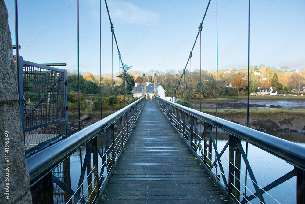 Obraz premium Paysage de campagne autour de Tréguier en Bretagne
