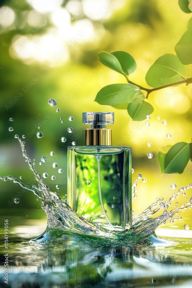 Refreshing perfume with nature-inspired elements Refreshing perfume with nature-inspired elements
