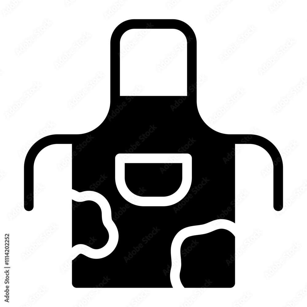apron glyph icon apron glyph icon