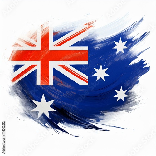 Australia Flag Transparent Background AI Image
