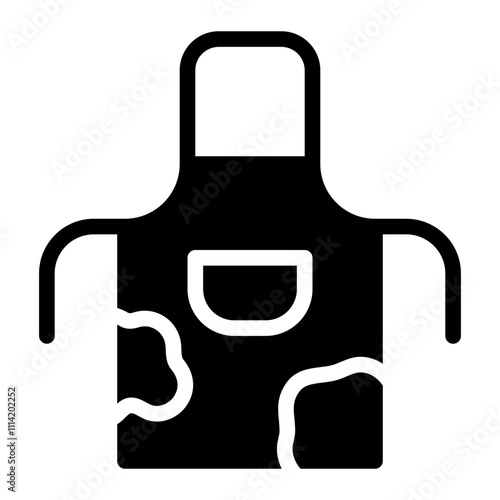 apron glyph icon