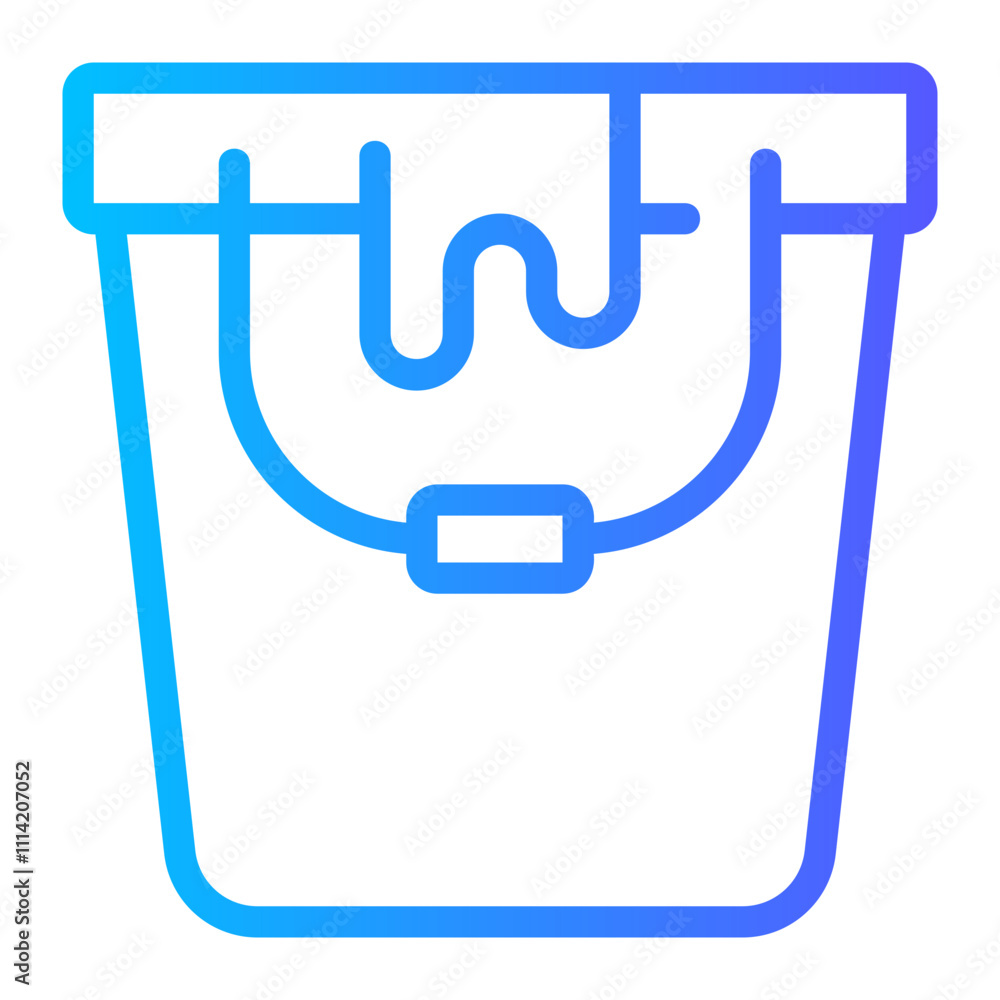 paint bucket gradient icon paint bucket gradient icon