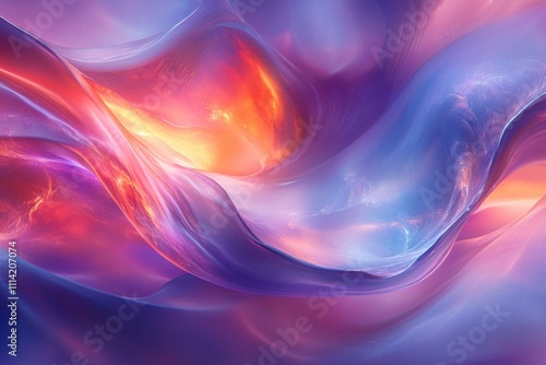 Dynamic abstract swirls of color digital art vibrant environment artistic viewpoint surreal concept for visual impact